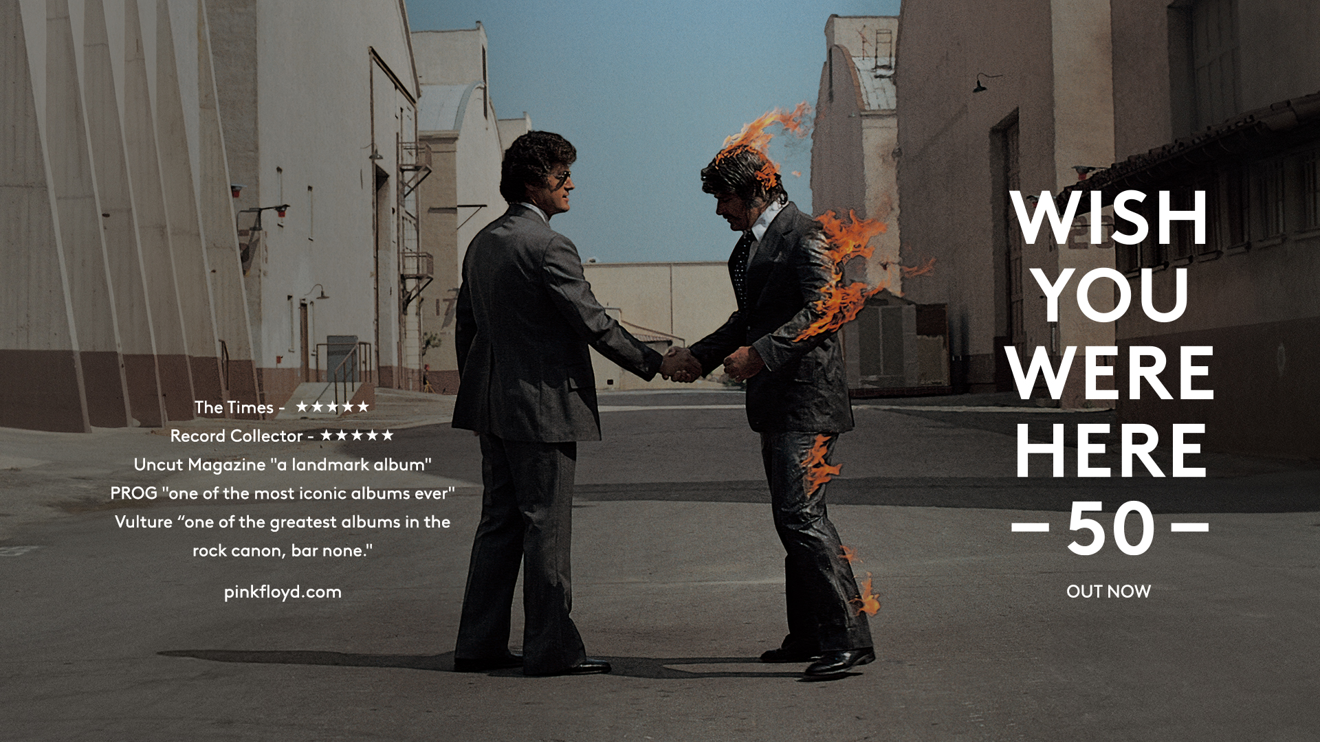 Pink Floyd bate no topo da parada britânica com ‘Wish You Were Here 50’