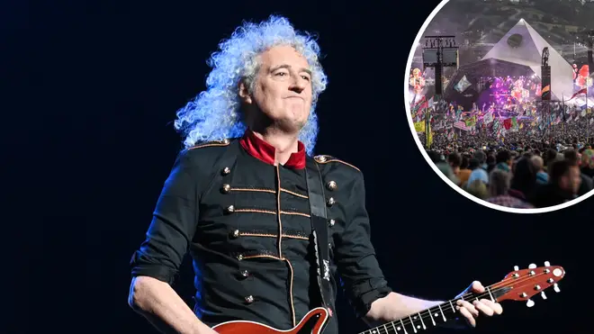 Brian May diz que não aceita tocar com o Queen no Glastonbury Festival