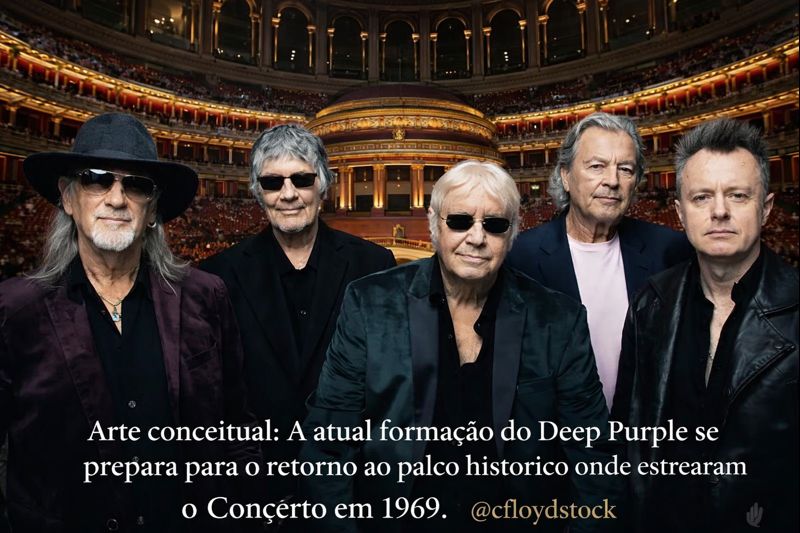 Deep Purple voltará ao Royal Albert Hall